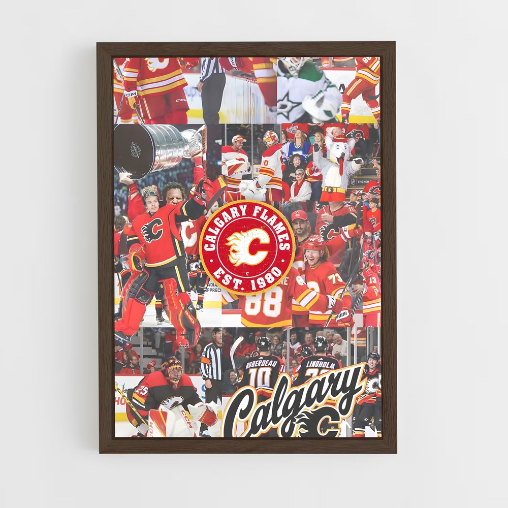 Poster Flames of Calgary – affiche Hockey sur glace (vue 5)